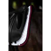 Equestrian Stockholm Mantilla Modern Doma Clásica Blanco/Merlot