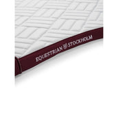 Equestrian Stockholm Mantilla Modern Doma Clásica Blanco/Merlot