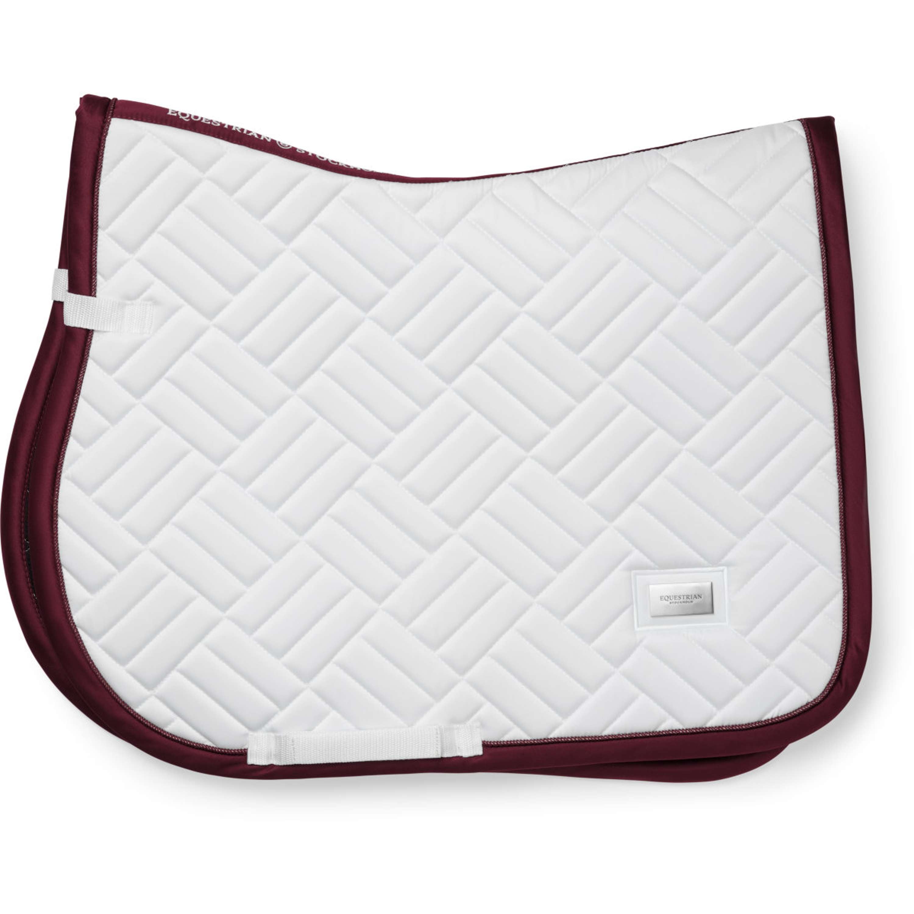 Equestrian Stockholm Mantilla Modern Saltando Blanco/Merlot
