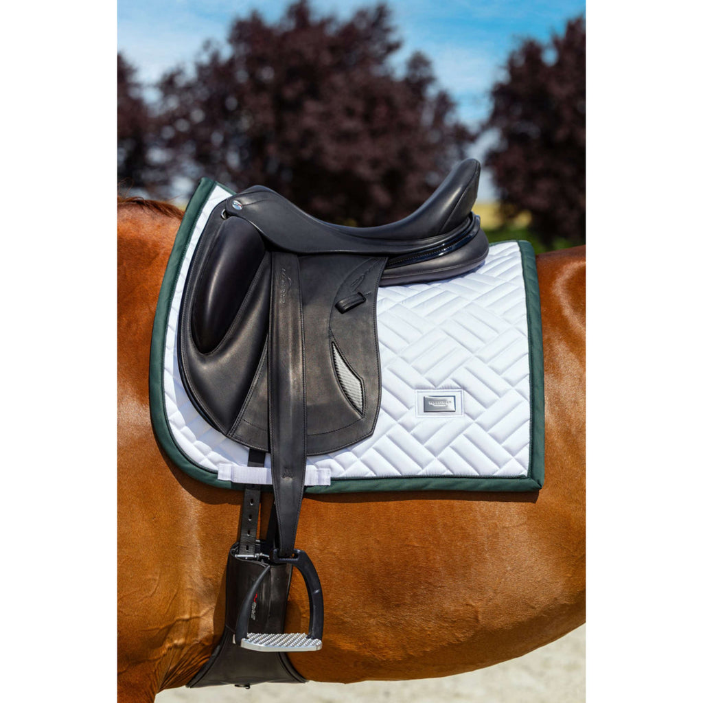 Equestrian Stockholm Mantilla Modern Doma Clásica Blanco/Sycamore Green