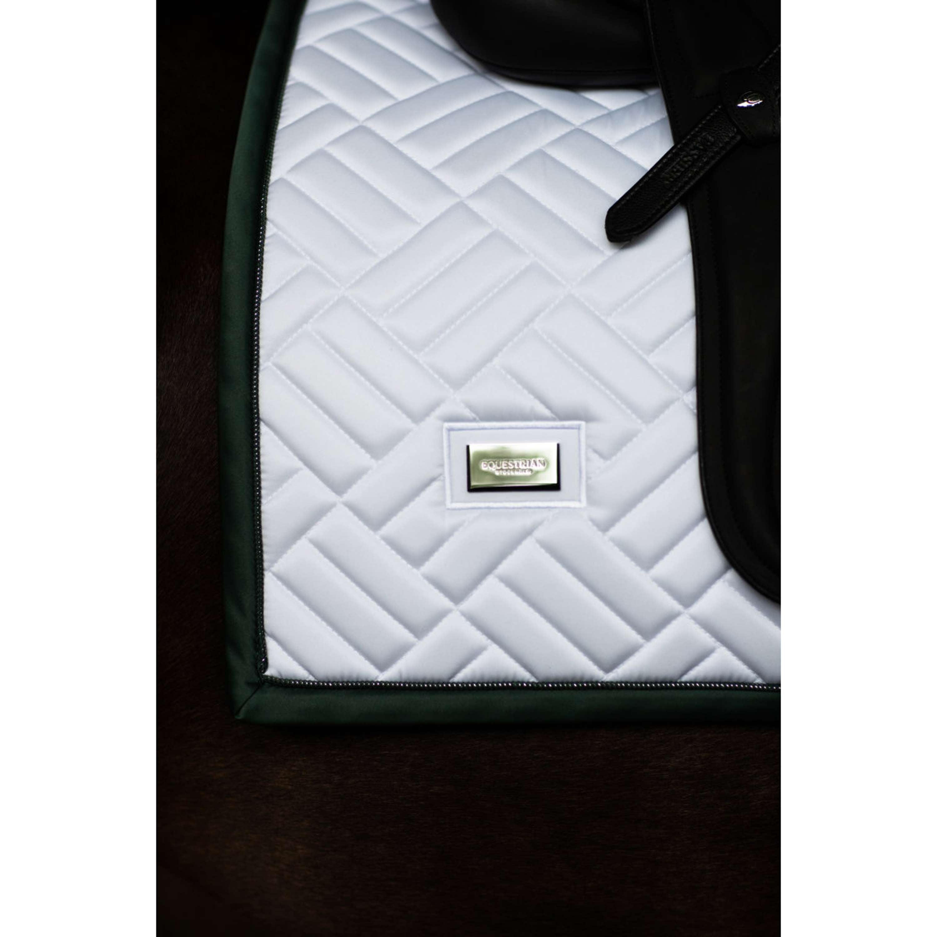 Equestrian Stockholm Mantilla Modern Doma Clásica Blanco/Sycamore Green