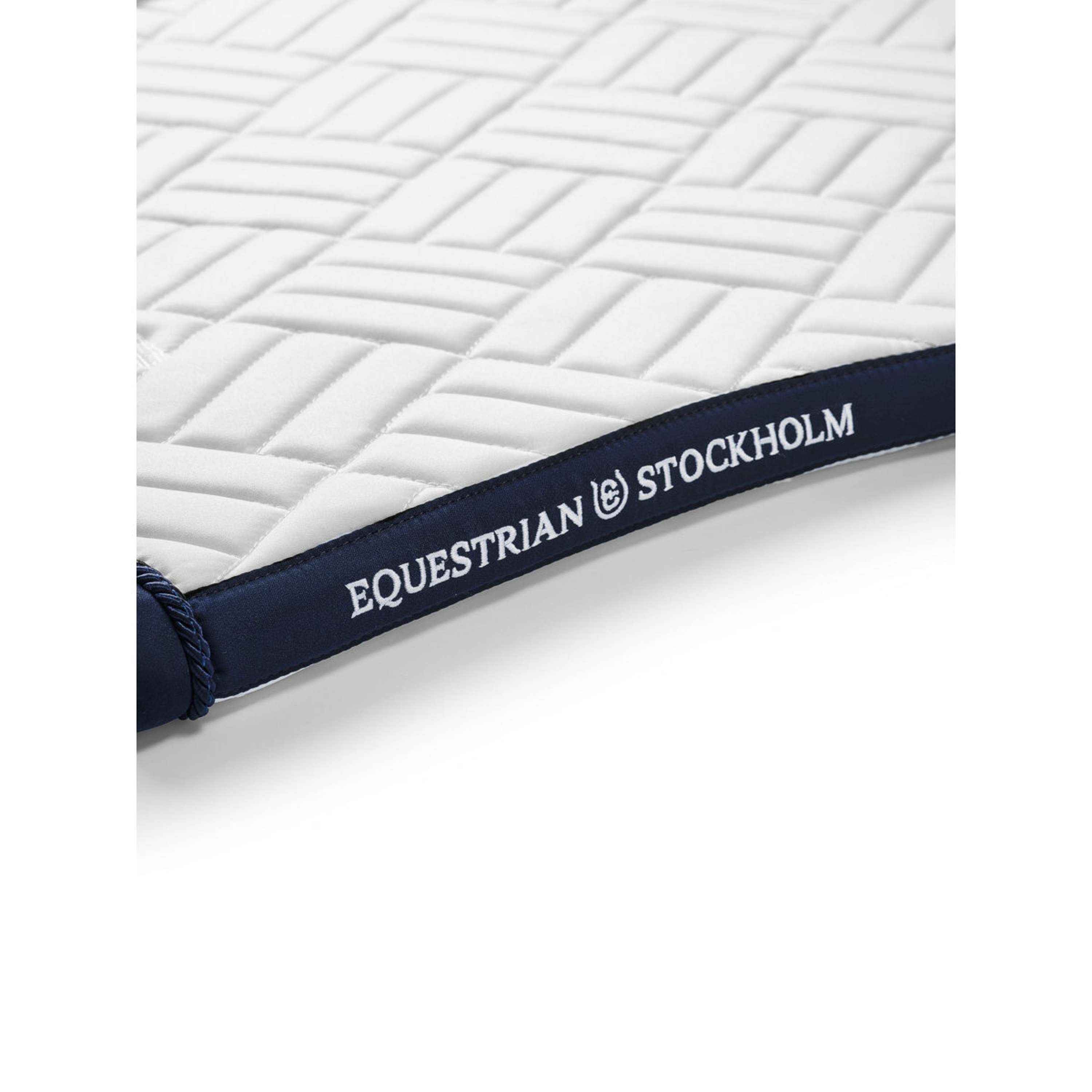 Equestrian Stockholm Mantilla Modern Doma Clásica Blanco/Azul Marino