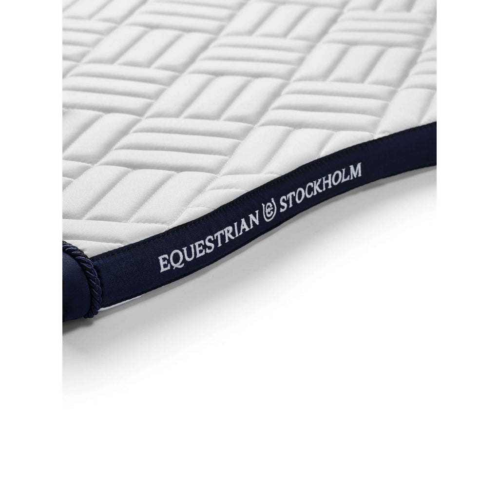 Equestrian Stockholm Mantilla Modern Saltando Blanco/Azul Marino