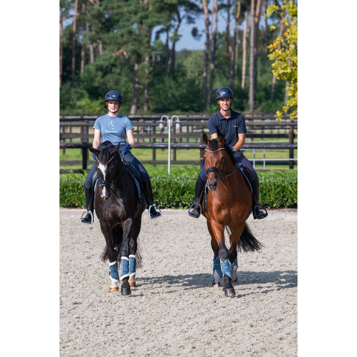 Eskadron Flextrainers Classic Sports Pro Dressage Piernas delanteras Steel Blue
