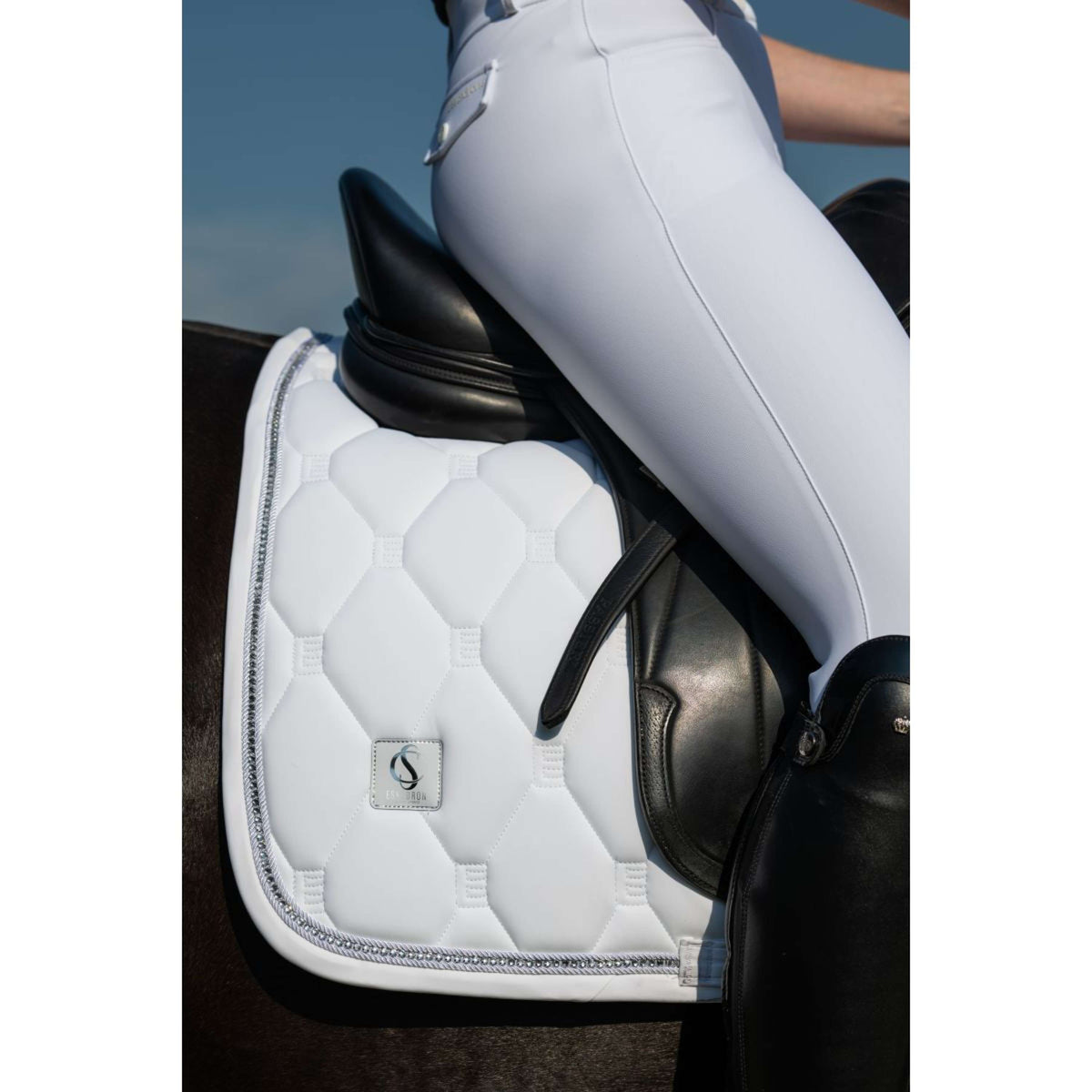 Eskadron Pantalón de Equitación Classic Sports '25 Full Grip Blanco