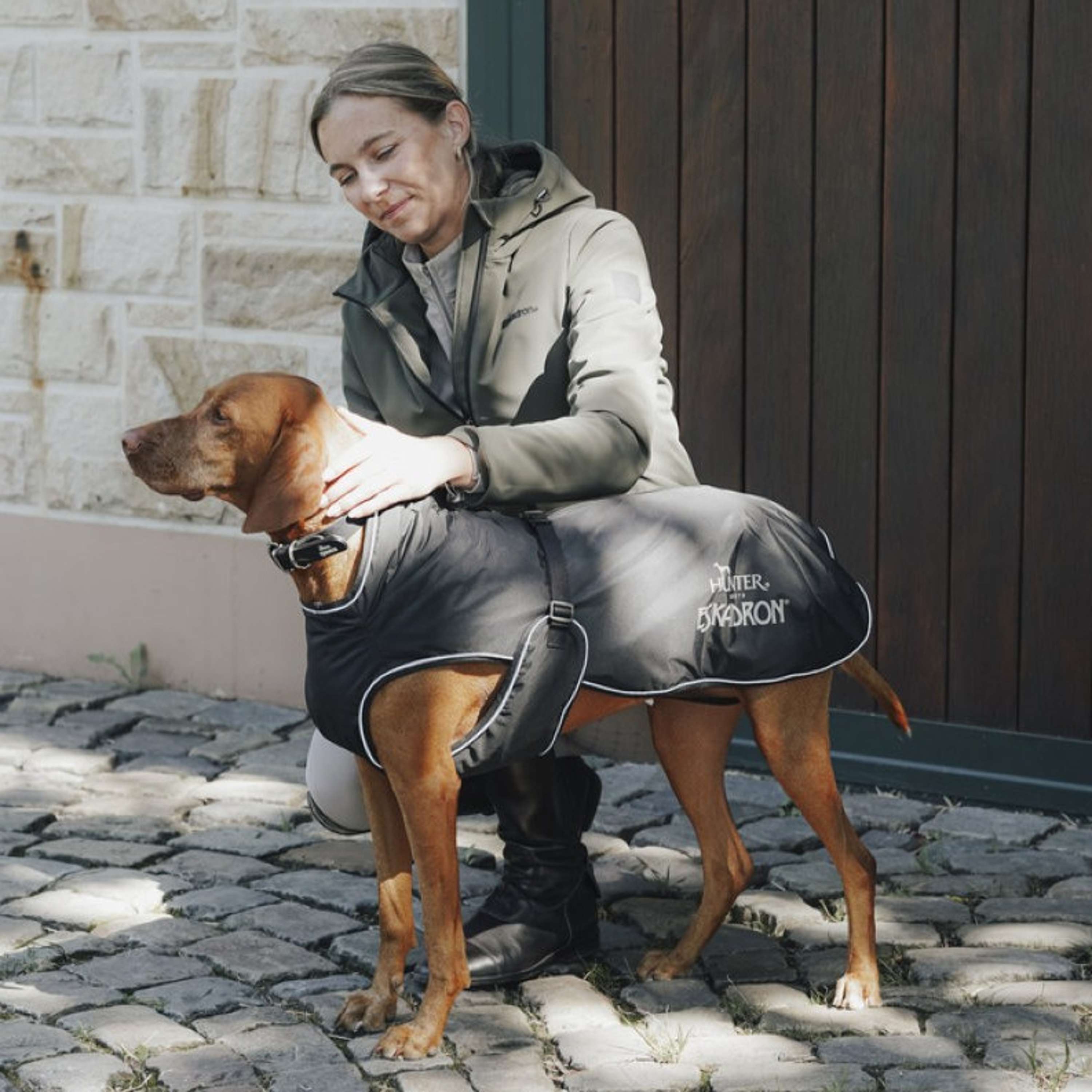 Hunter x Eskadron Abrigo de invierno para perro Vario Negro