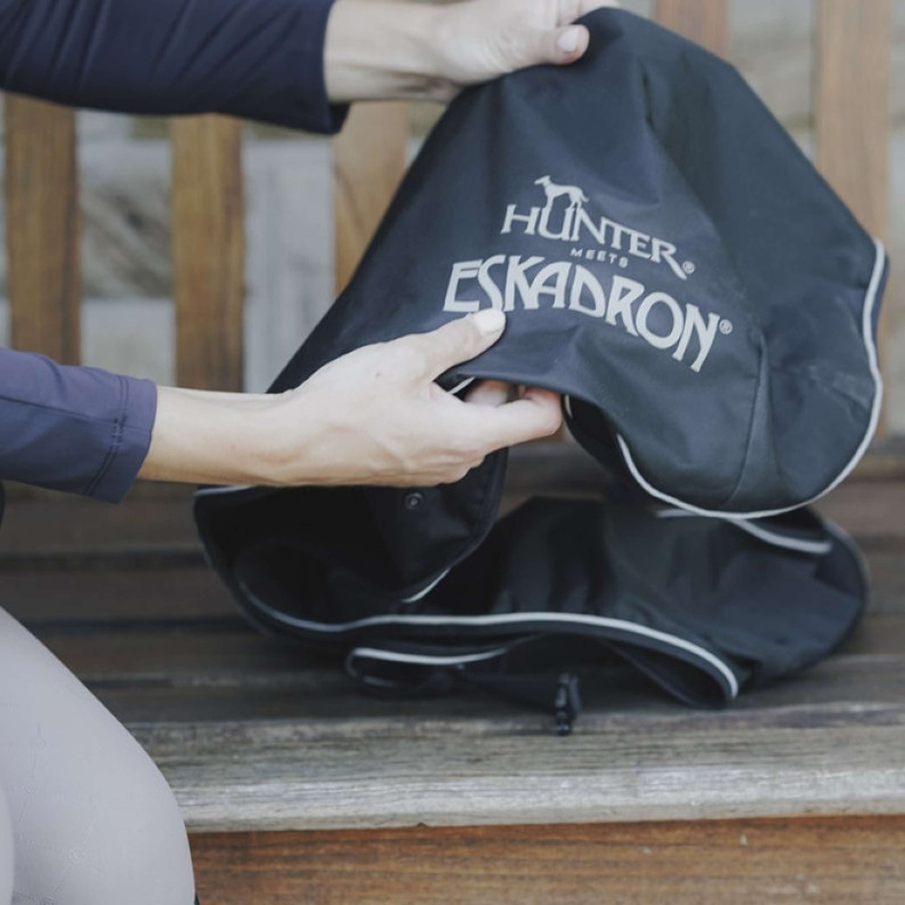 Hunter x Eskadron Abrigo de invierno para perro Vario Negro
