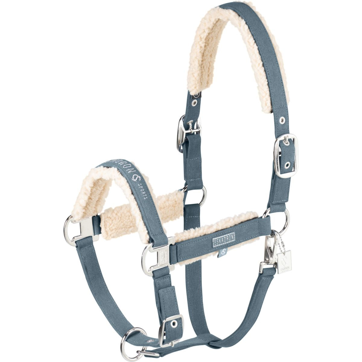 Eskadron Cabezada Classic Sports Denim Double Pin Teddyfleece Steel Blue