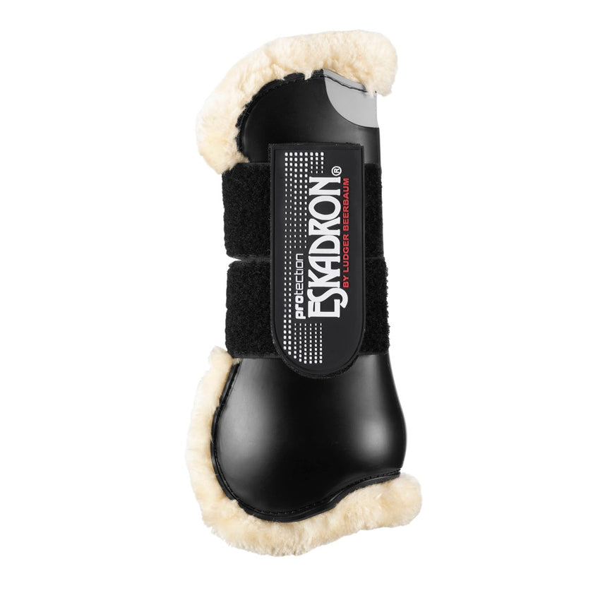 Eskadron Botas para tendones Flexisoft Pelo Sintético Negro