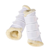 Eskadron Botas para tendones Piel sintética suave Blanco