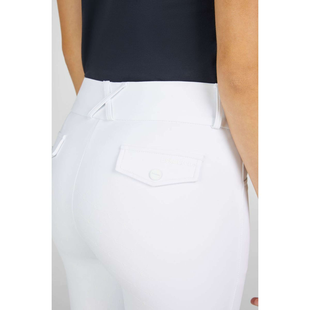 Eskadron Pantalón de Equitación Classic Sports '25 Full Grip Blanco