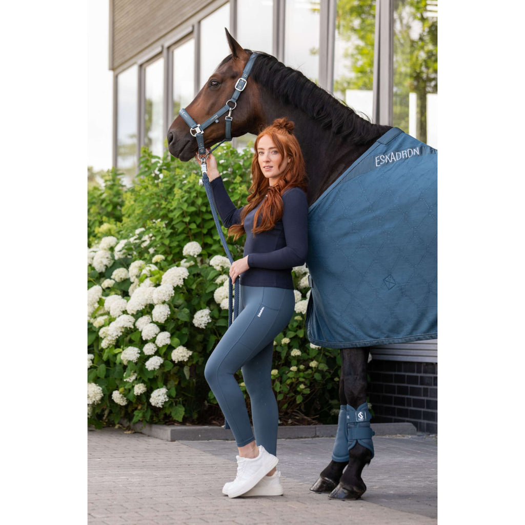 Eskadron Legging de Equitación Classic Sports Flex Full Grip Ocean