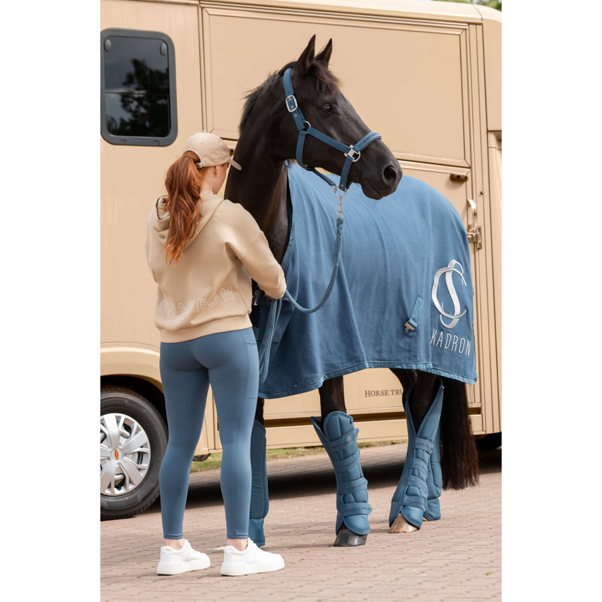 Eskadron Legging de Equitación Classic Sports Flex Full Grip Ocean