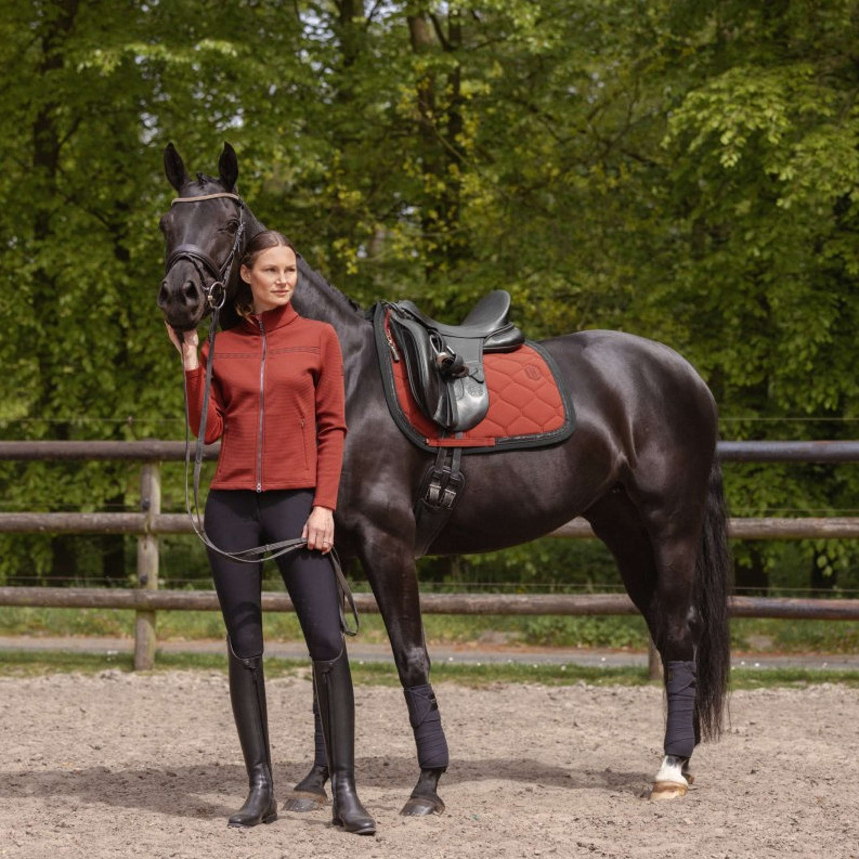 Eskadron Sudadera con capucha y cremallera Heritage Merlot