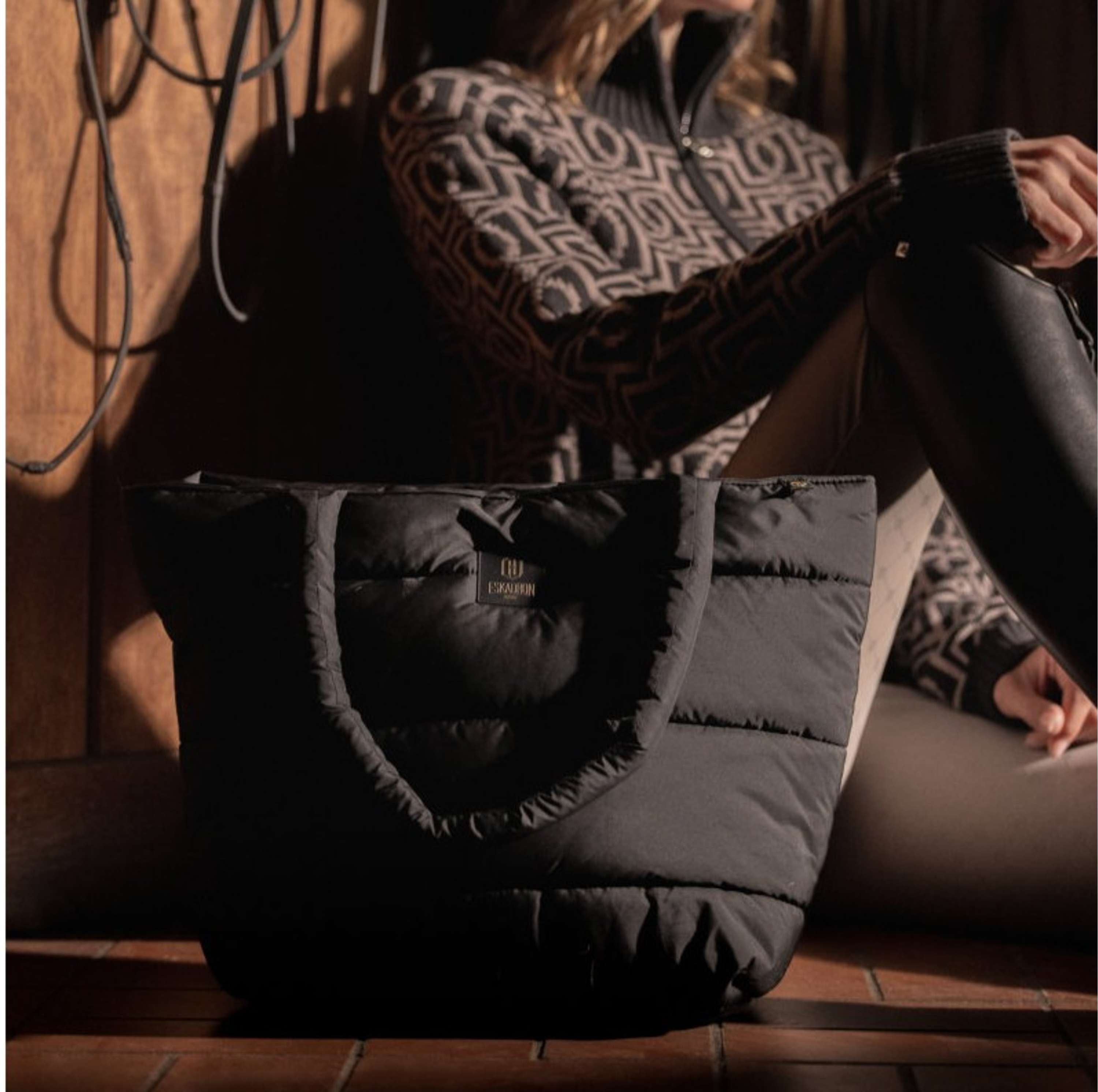 Eskadron Bolsa de Compras Heritage Quilt Negro