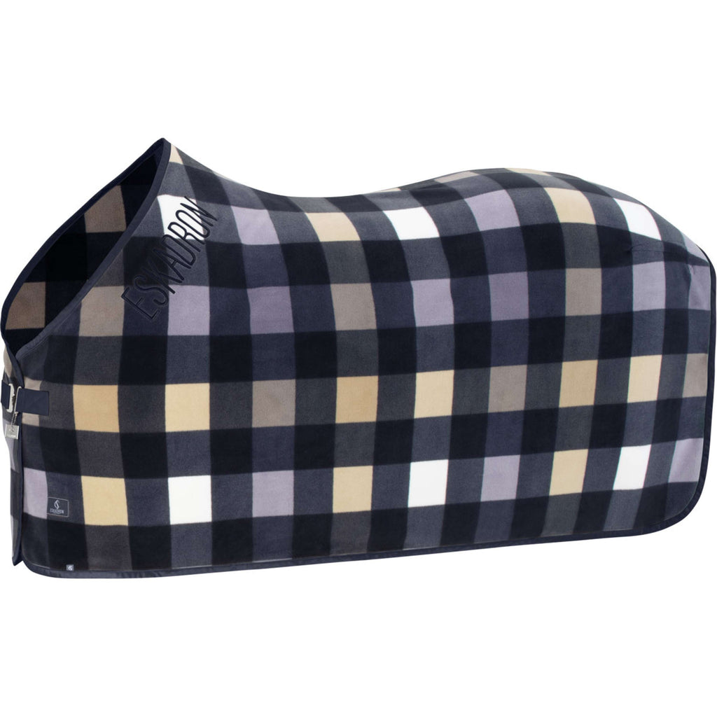 Eskadron Manta de Forro Polar Classic Sports con patrón de diamantes Navy/Sierra/Orchid