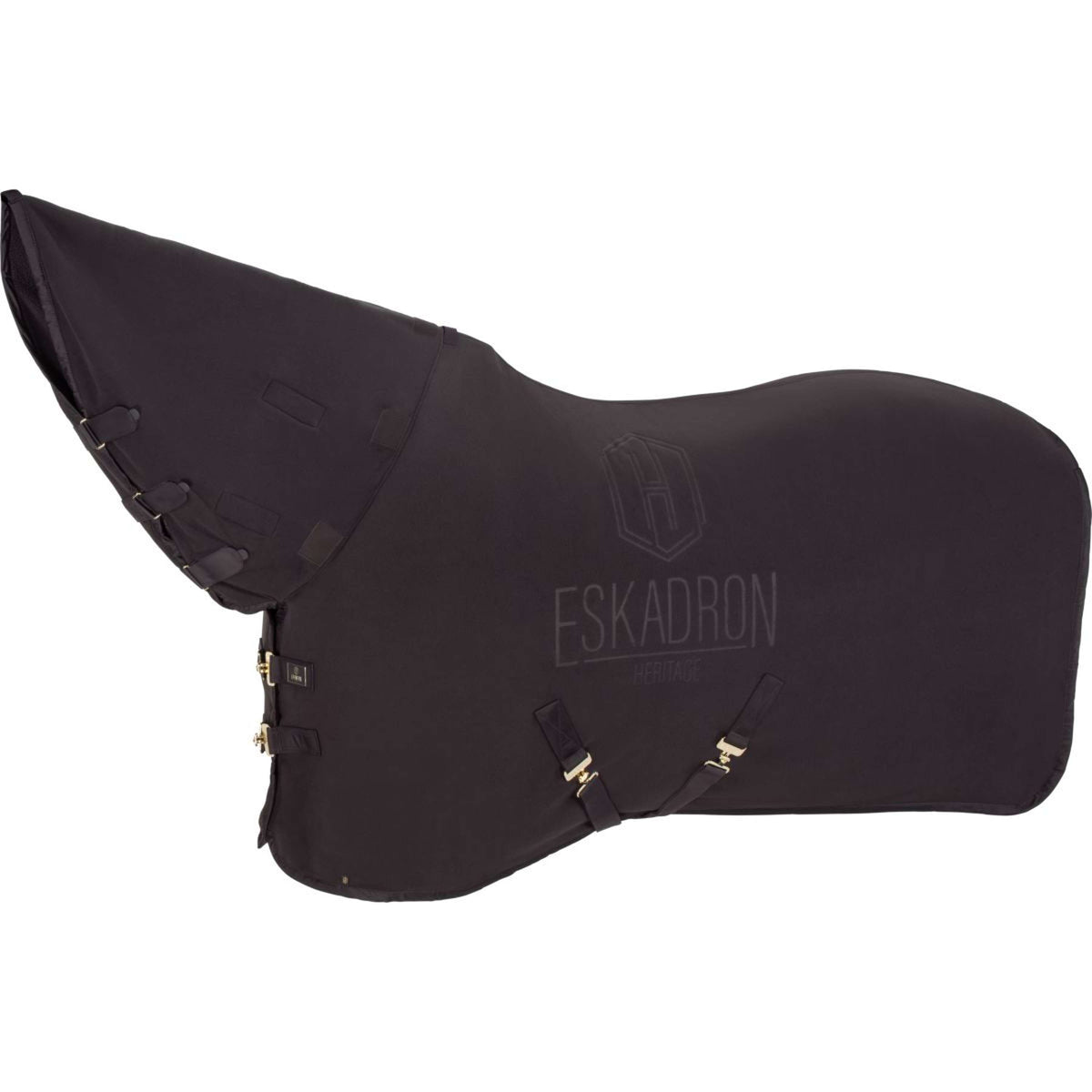 Eskadron Manta para el sudor Heritage Double Fleece High Neck Black Truffle