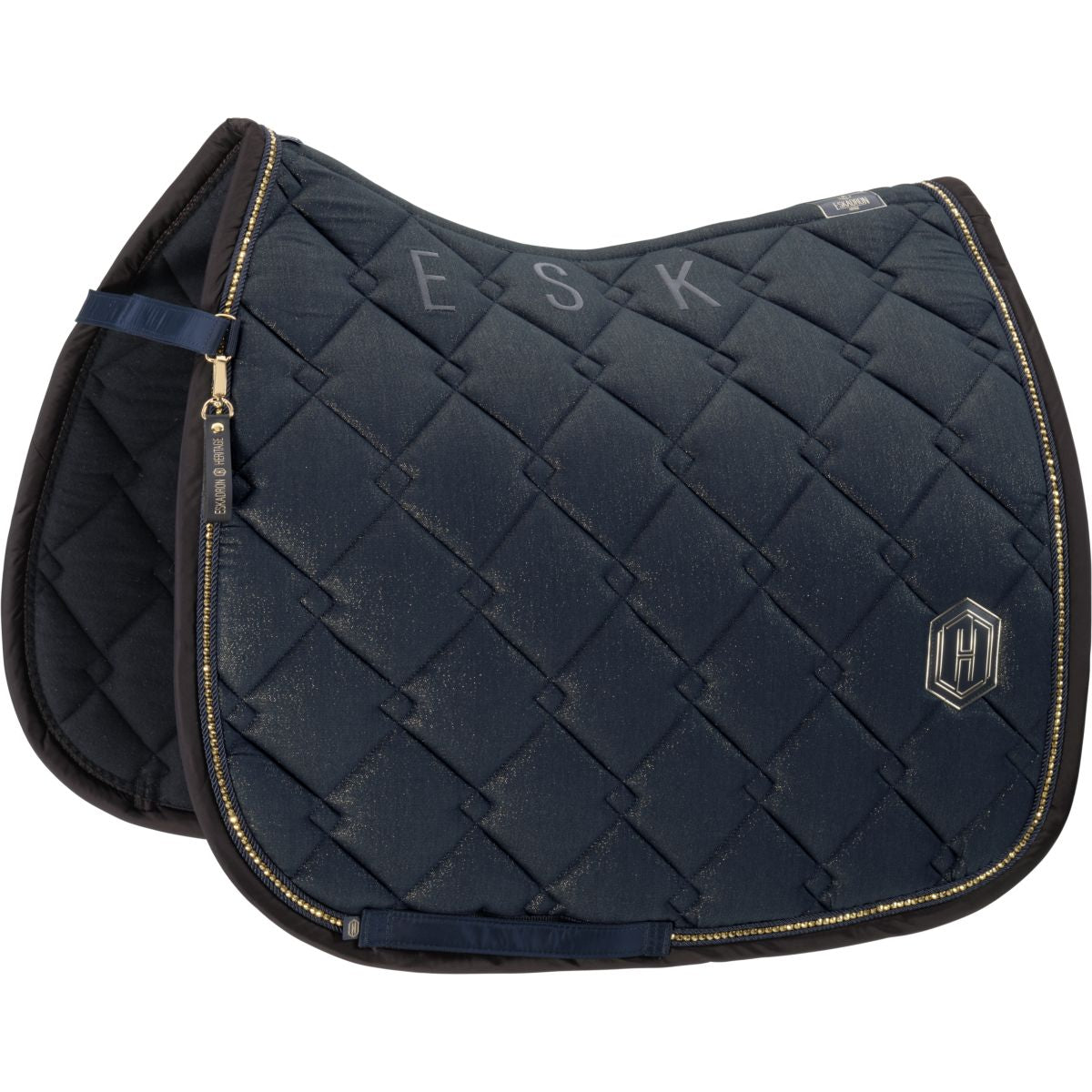 Eskadron Mantilla Heritage Cotton Glitter Crystal Doma clásica Navy