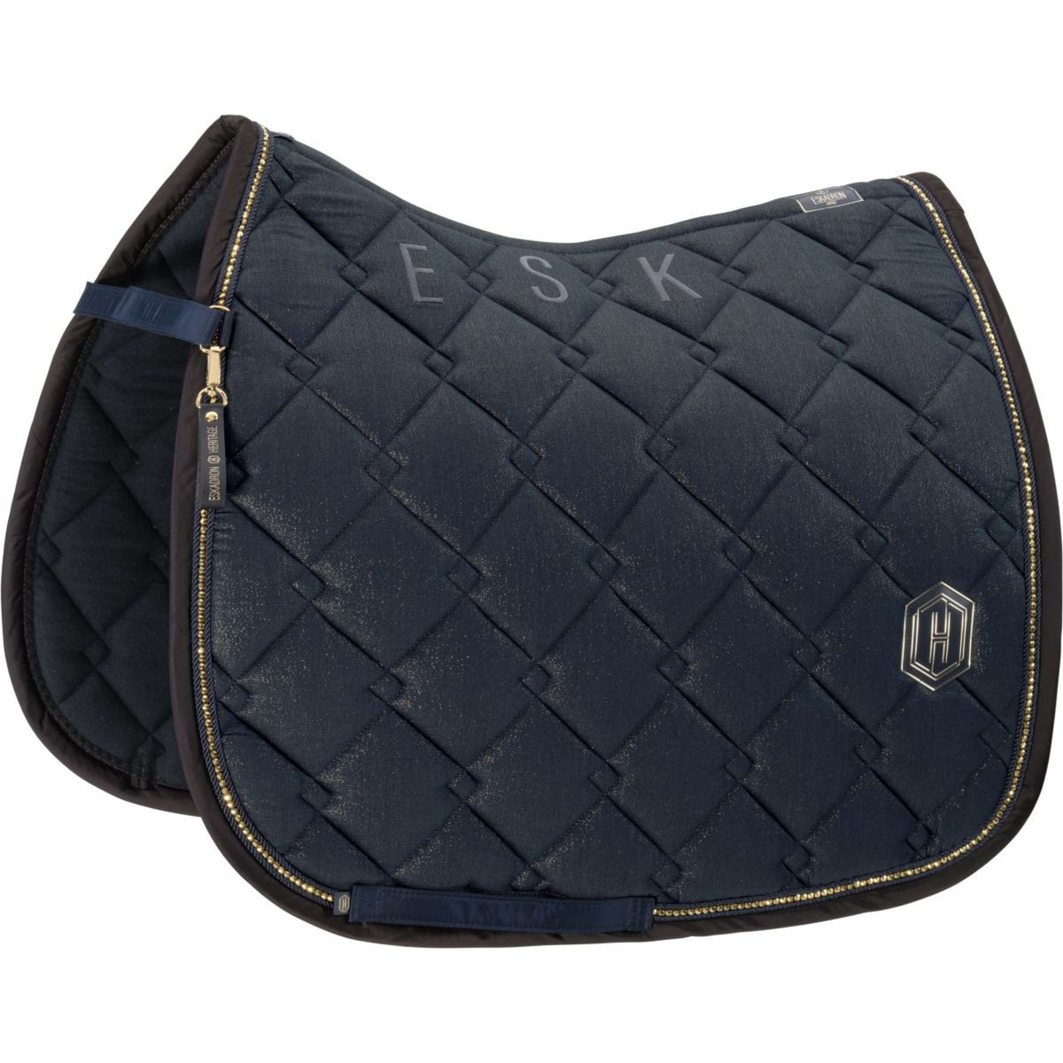 Eskadron Mantilla Heritage Cotton Glitter Crystal Doma clásica Navy