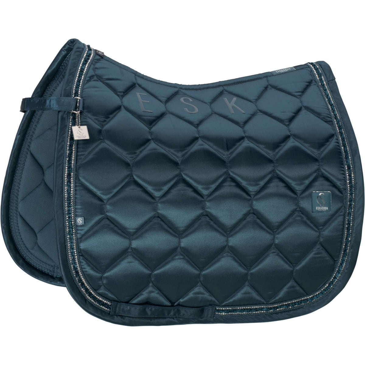 Eskadron Mantilla Classic Sports Satin Frills Doma clásica Ocean