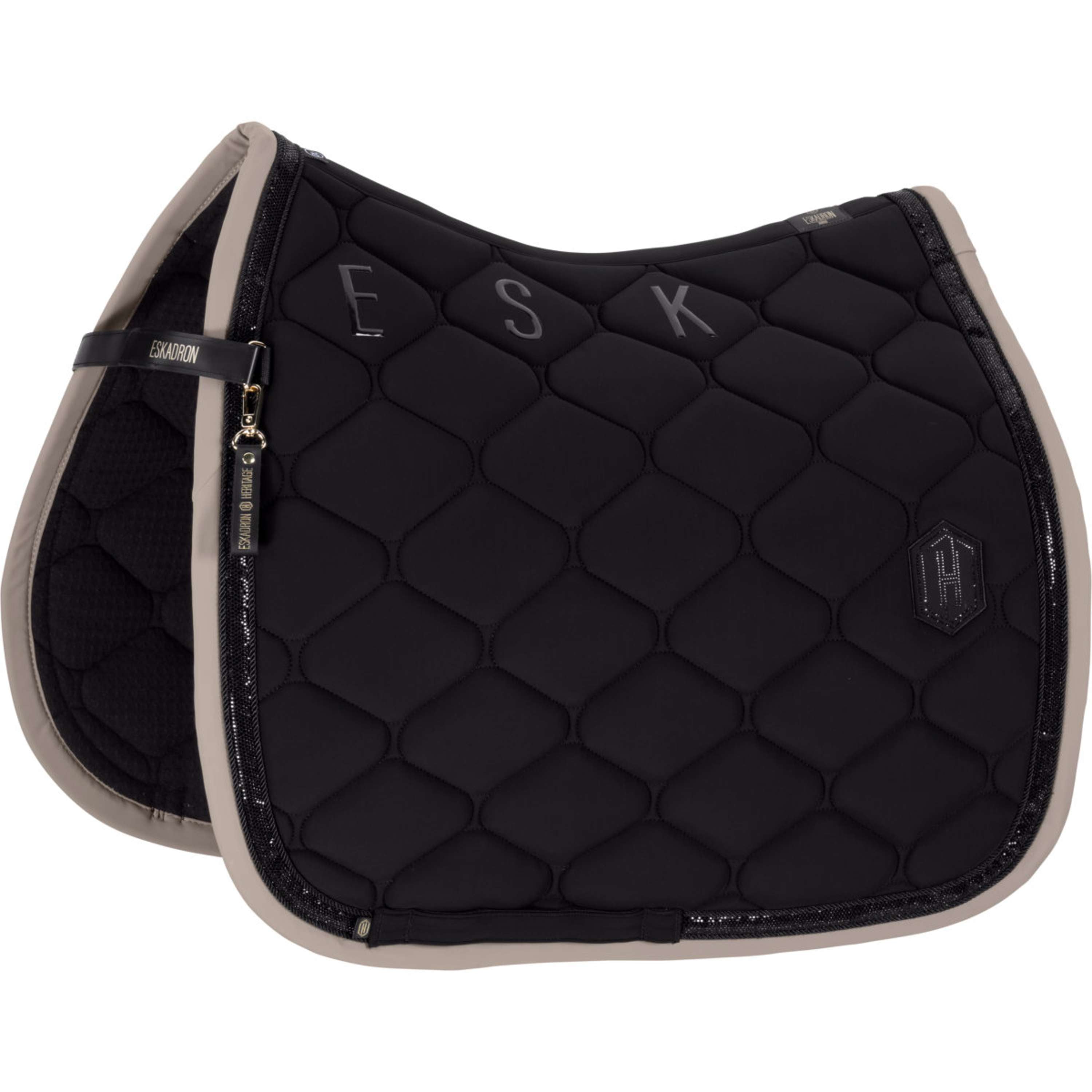 Eskadron Mantilla Heritage Softshell Contrast Doma Clásica Negro