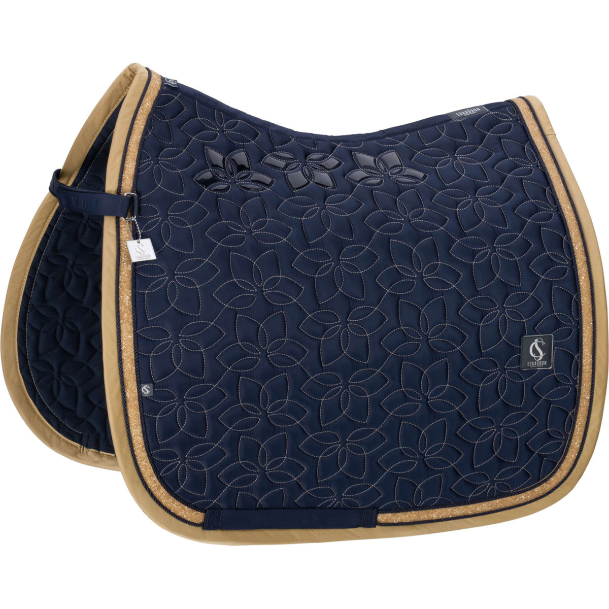 Eskadron Mantilla Classic Sports Glossy Jewel Contrast Doma clásica Navy