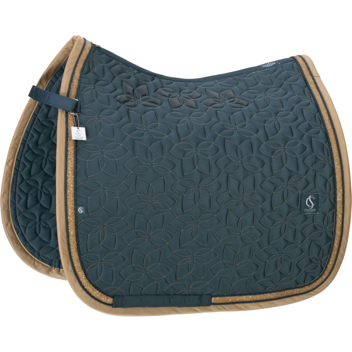 Eskadron Mantilla Classic Sports Glossy Jewel Contrast Doma clásica Ocean