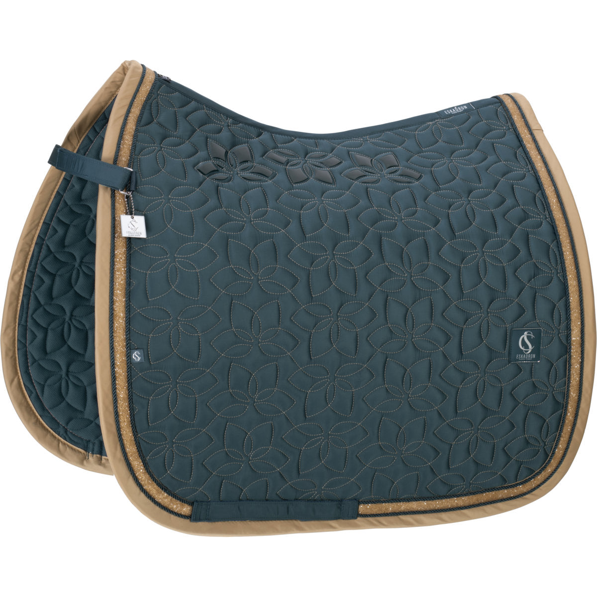 Eskadron Mantilla Classic Sports Glossy Jewel Contrast Doma clásica Ocean