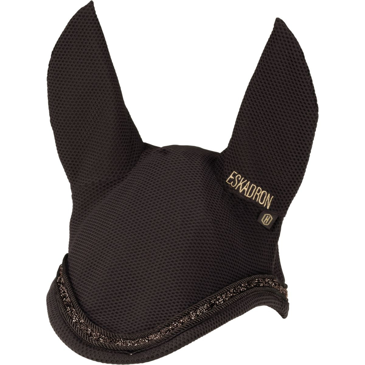 Eskadron Bonete para Orejas Heritage Dynair Mesh Jewel Black Truffle