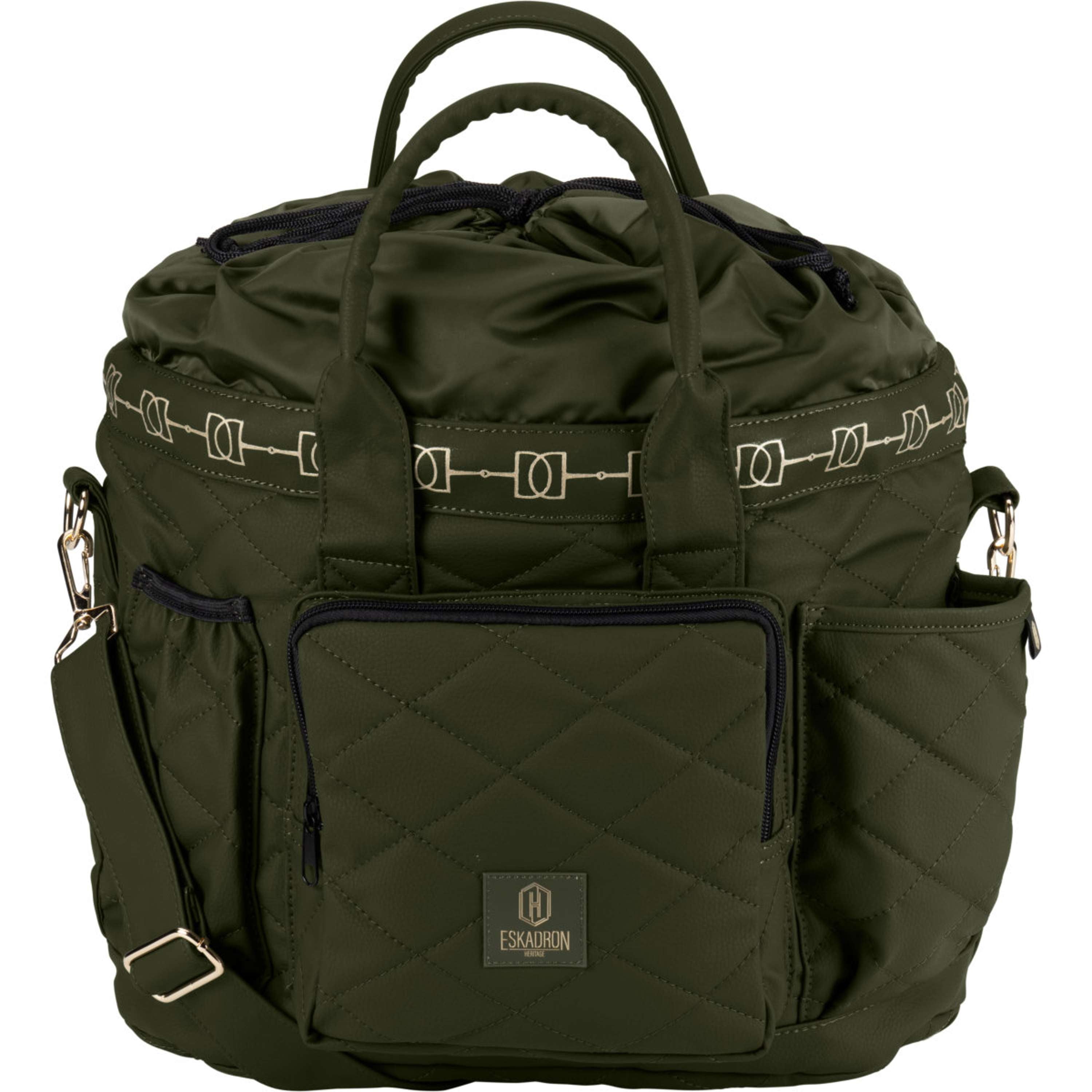 Eskadron Bolsa de Aseo para Caballos Heritage Faux Leather Deep Moss