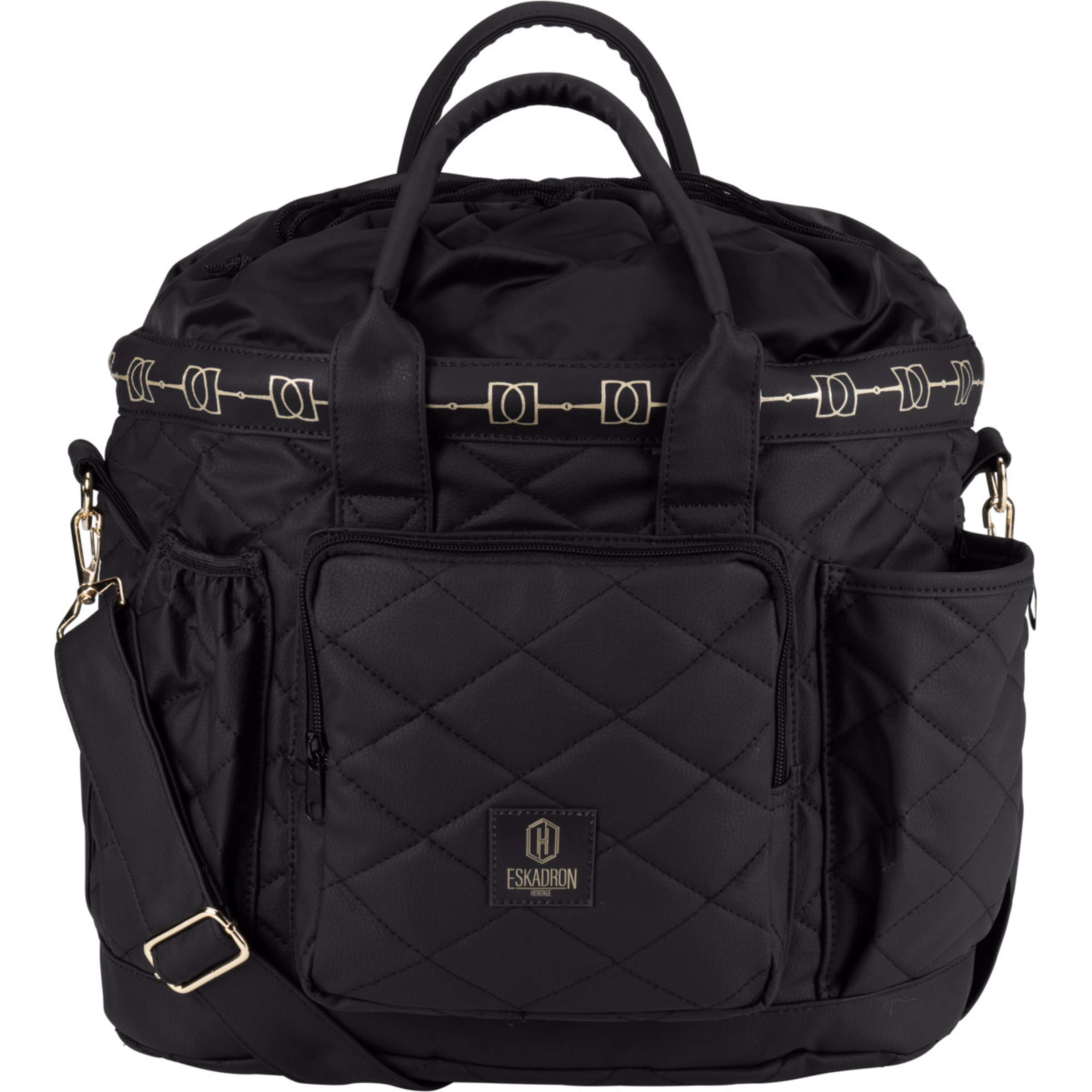Eskadron Bolsa de Aseo para Caballos Heritage Faux Leather Negro
