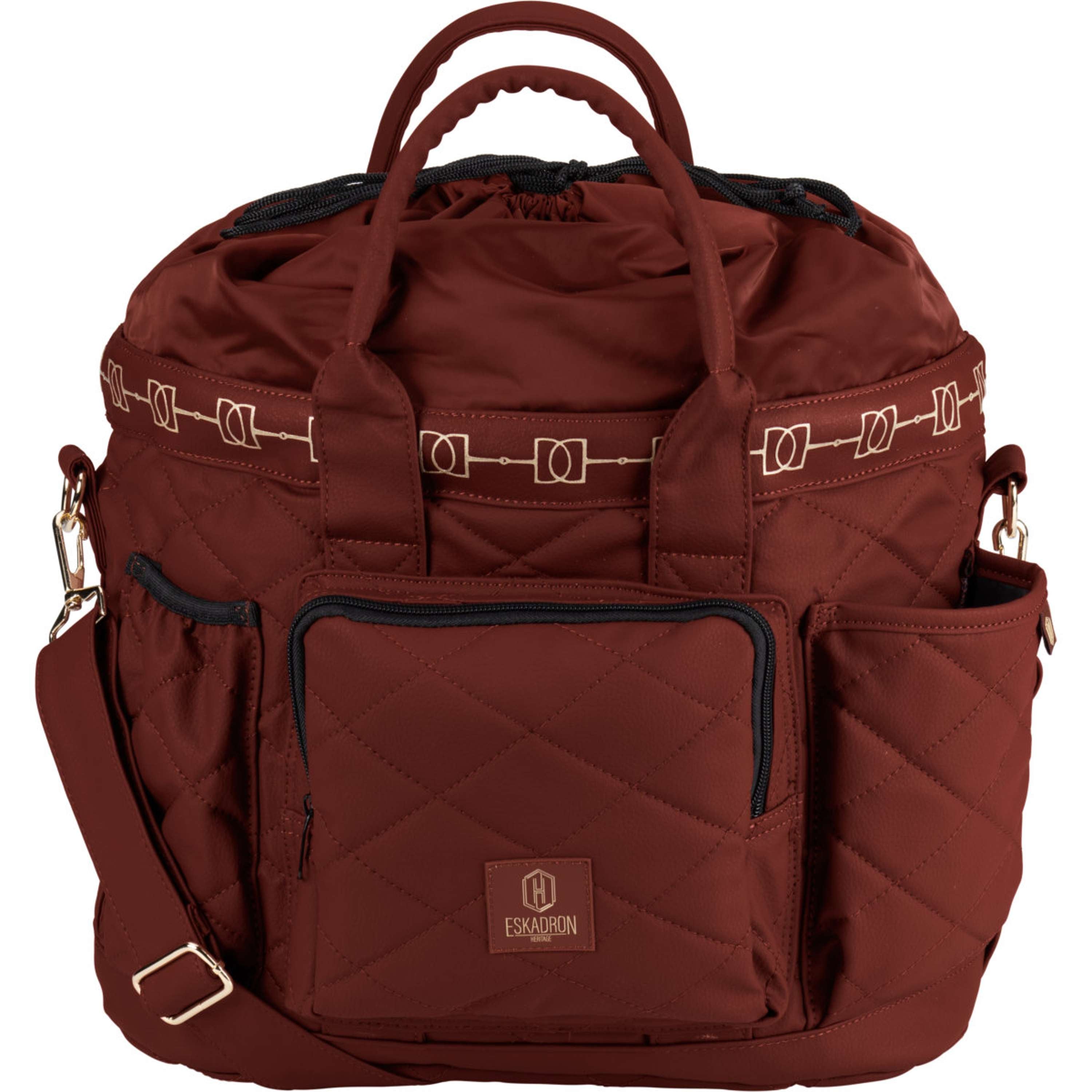 Eskadron Bolsa de Aseo para Caballos Heritage Faux Leather Merlot