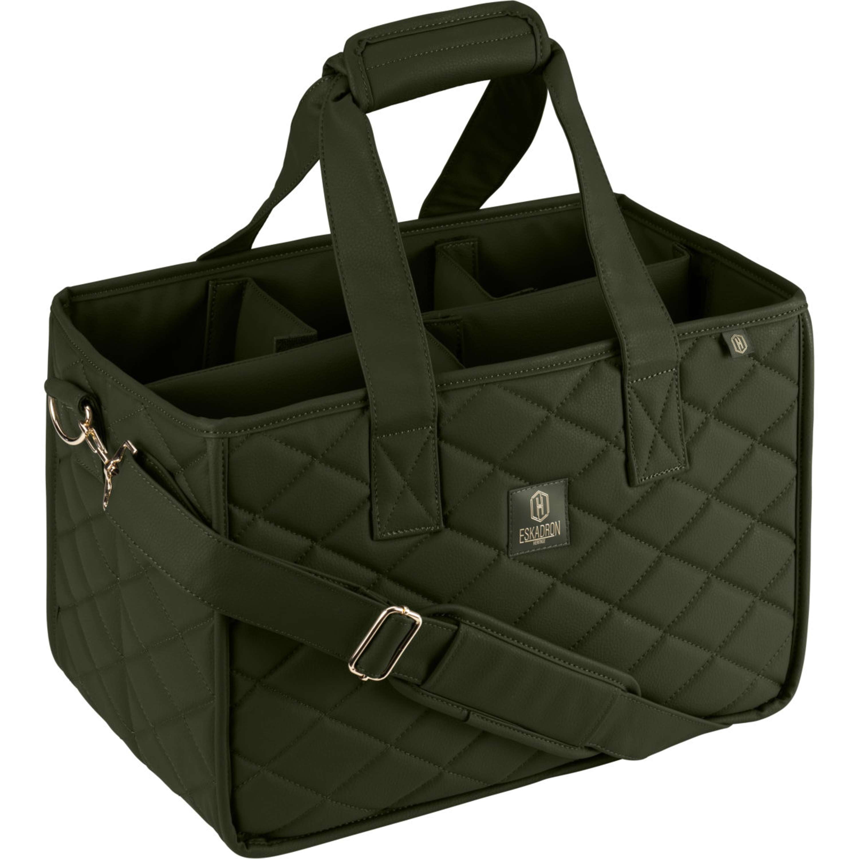 Eskadron Grooming Bag Heritage Faux Leather Deep Moss