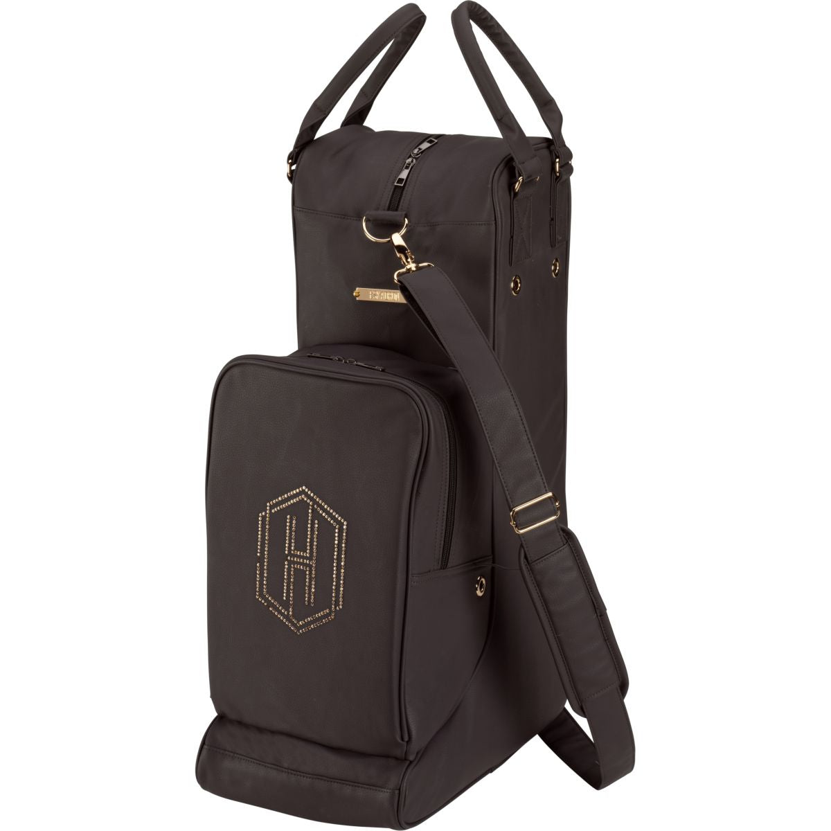 Eskadron Bolsa para Casco/Botas Heritage Faux Leather Black Truffle