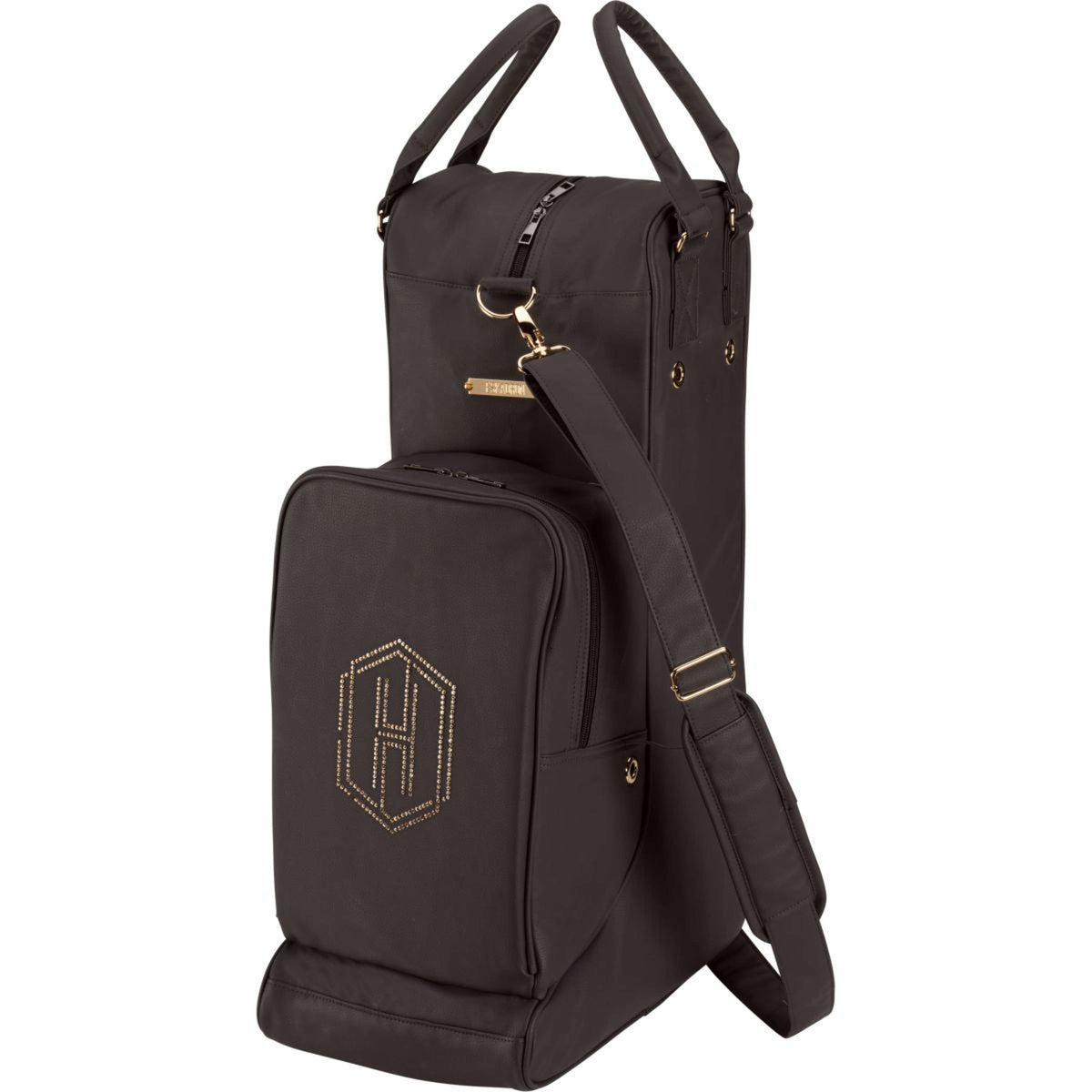 Eskadron Bolsa para Casco/Botas Heritage Faux Leather Black Truffle