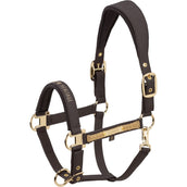 Eskadron Cabezada Heritage Faux Leather Double Pin Black Truffle