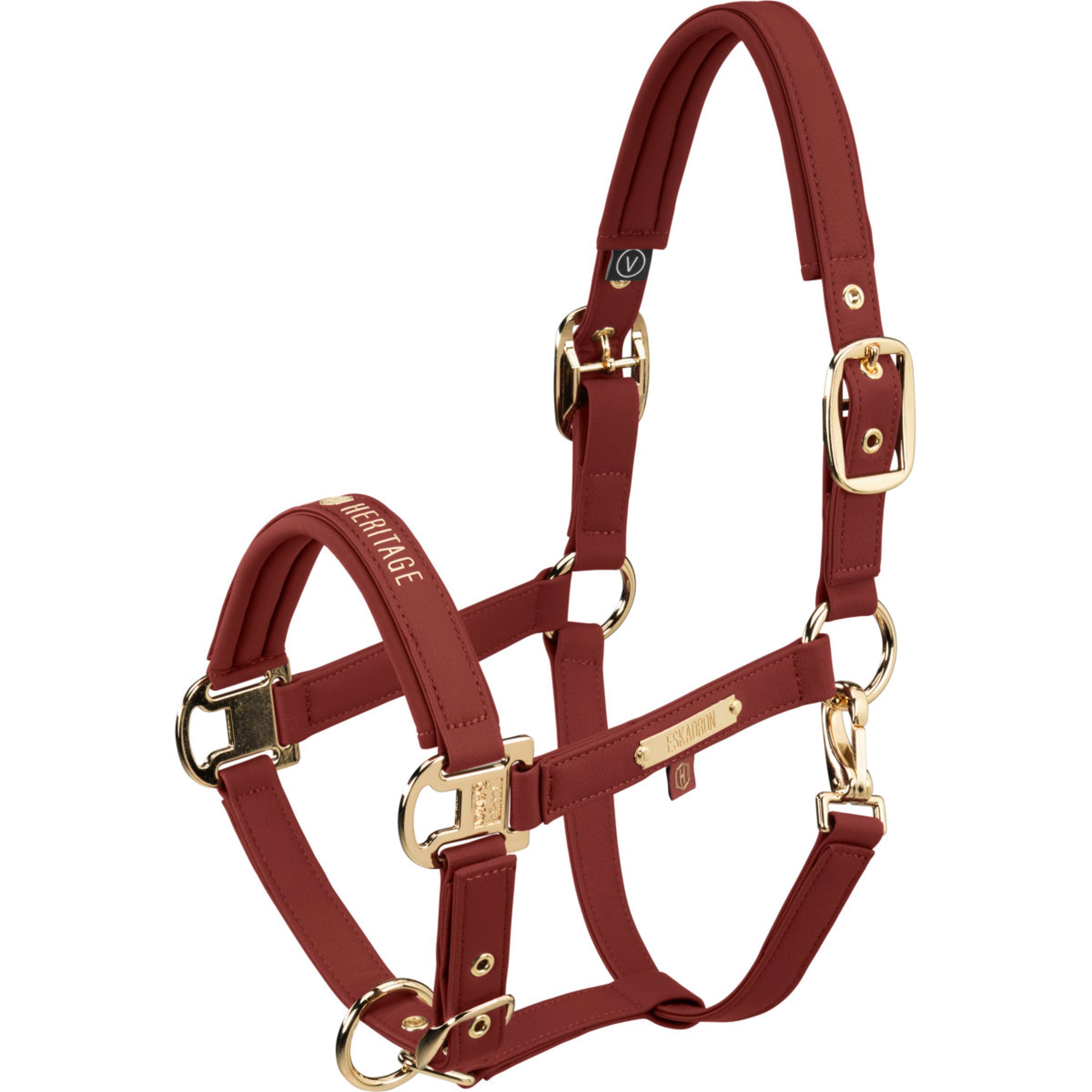 Eskadron Cabestro Heritage Faux Leather Double Pin Merlot