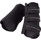 Eskadron Protectores de piernas Platinum '26 Allround Faux Leather Front Negro