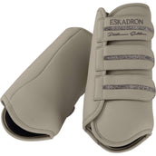 Eskadron Protectores de piernas Platinum '26 Allround Faux Leather Hind Pale Grey