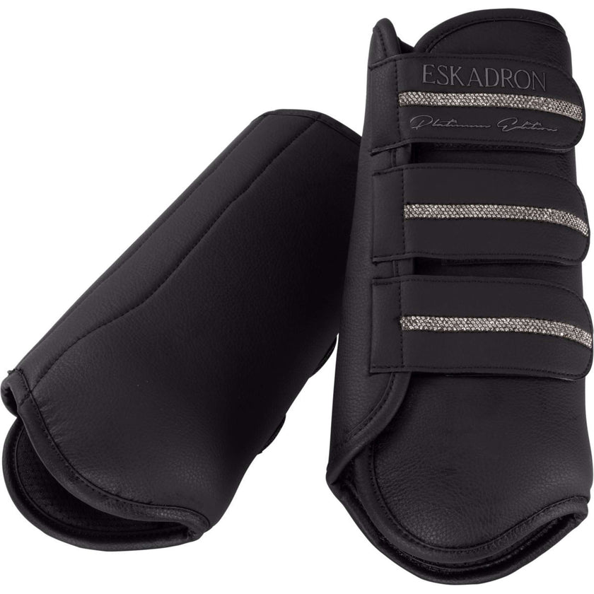 Eskadron Protectores de piernas Platinum '26 Allround Faux Leather Hind Negro