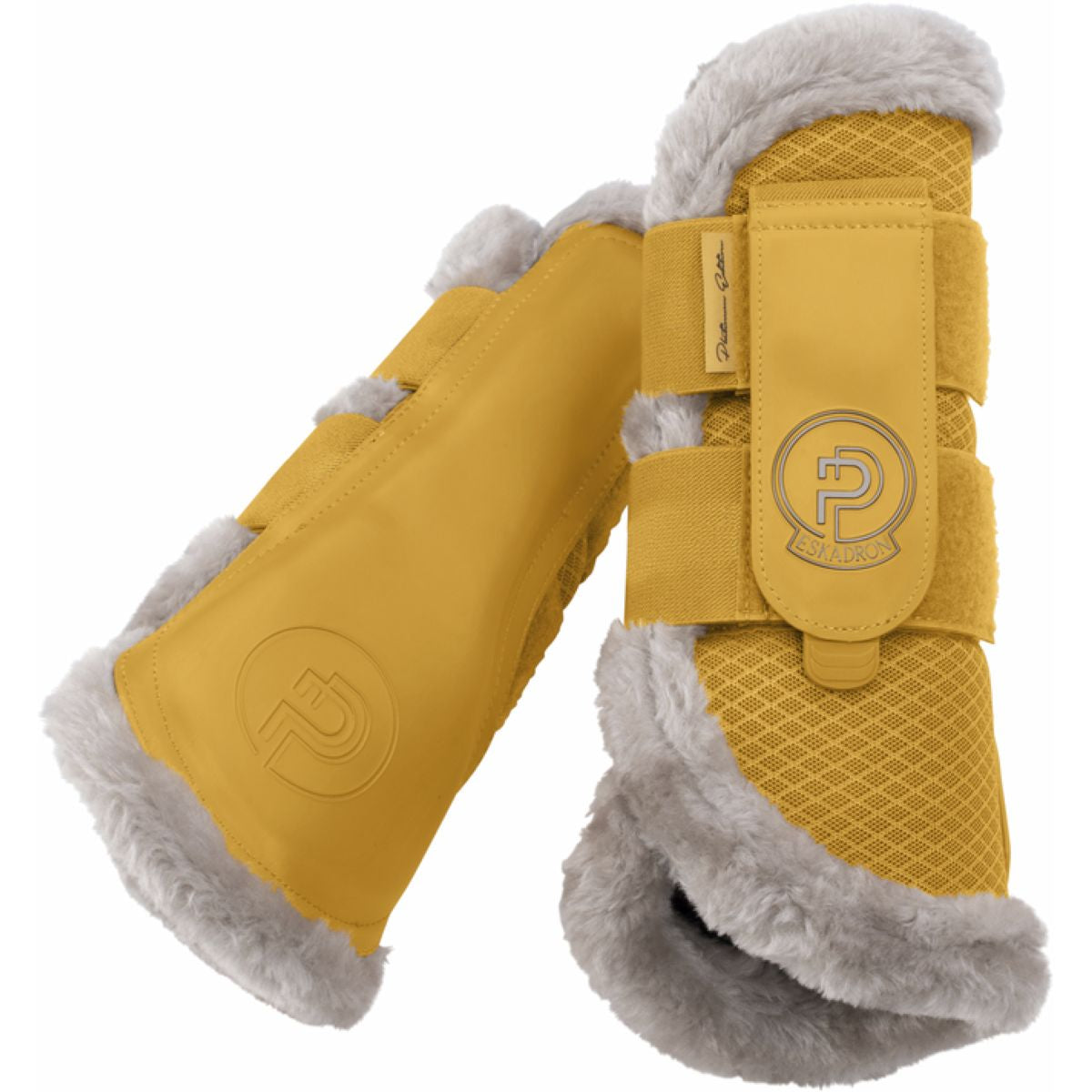 Eskadron Protectores de piernas Mesh Faux Fur Platinum '25 Golden Yellow