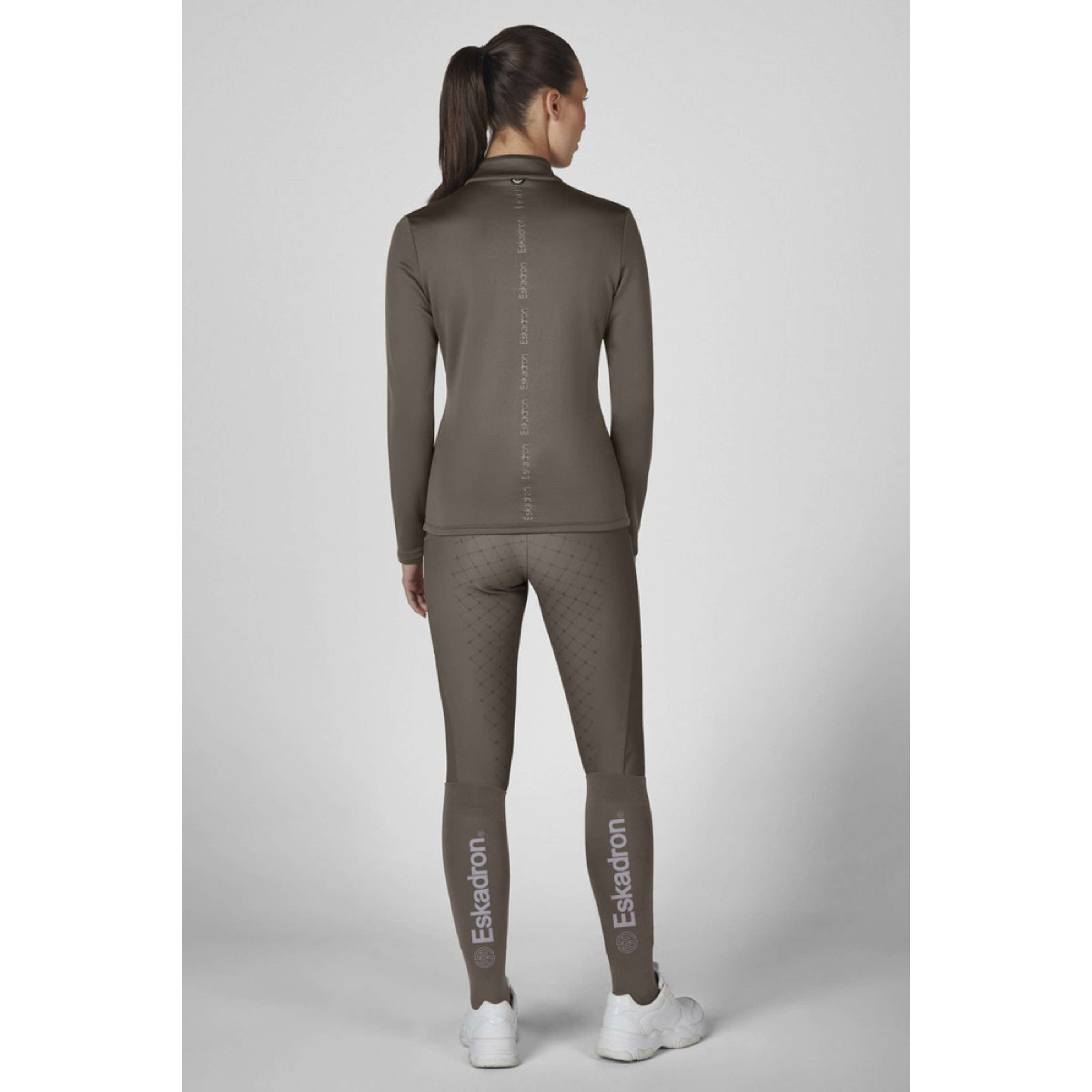 Eskadron Camiseta Dynamics Half-Zip Powdertaupe