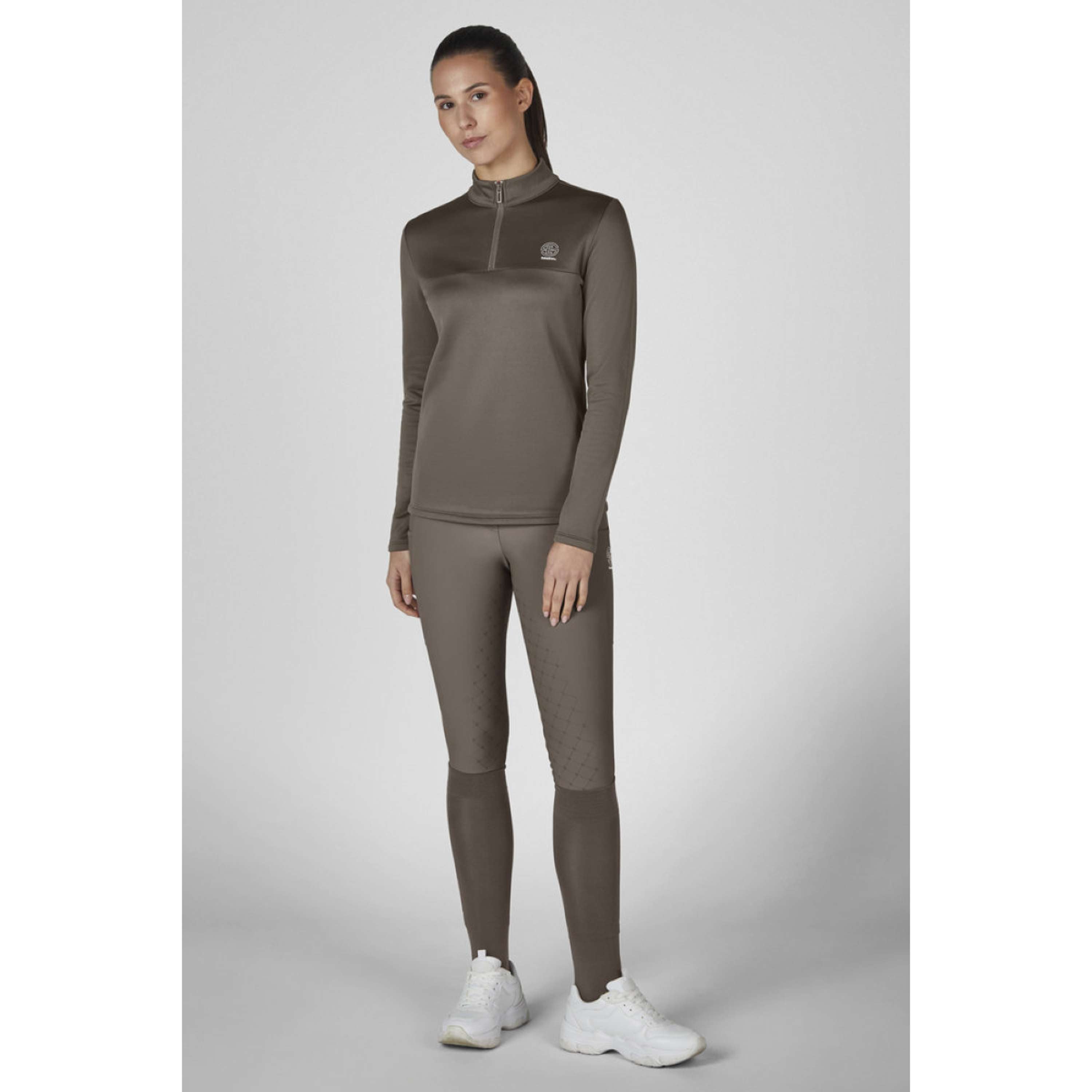 Eskadron Camiseta Dynamics Half-Zip Powdertaupe