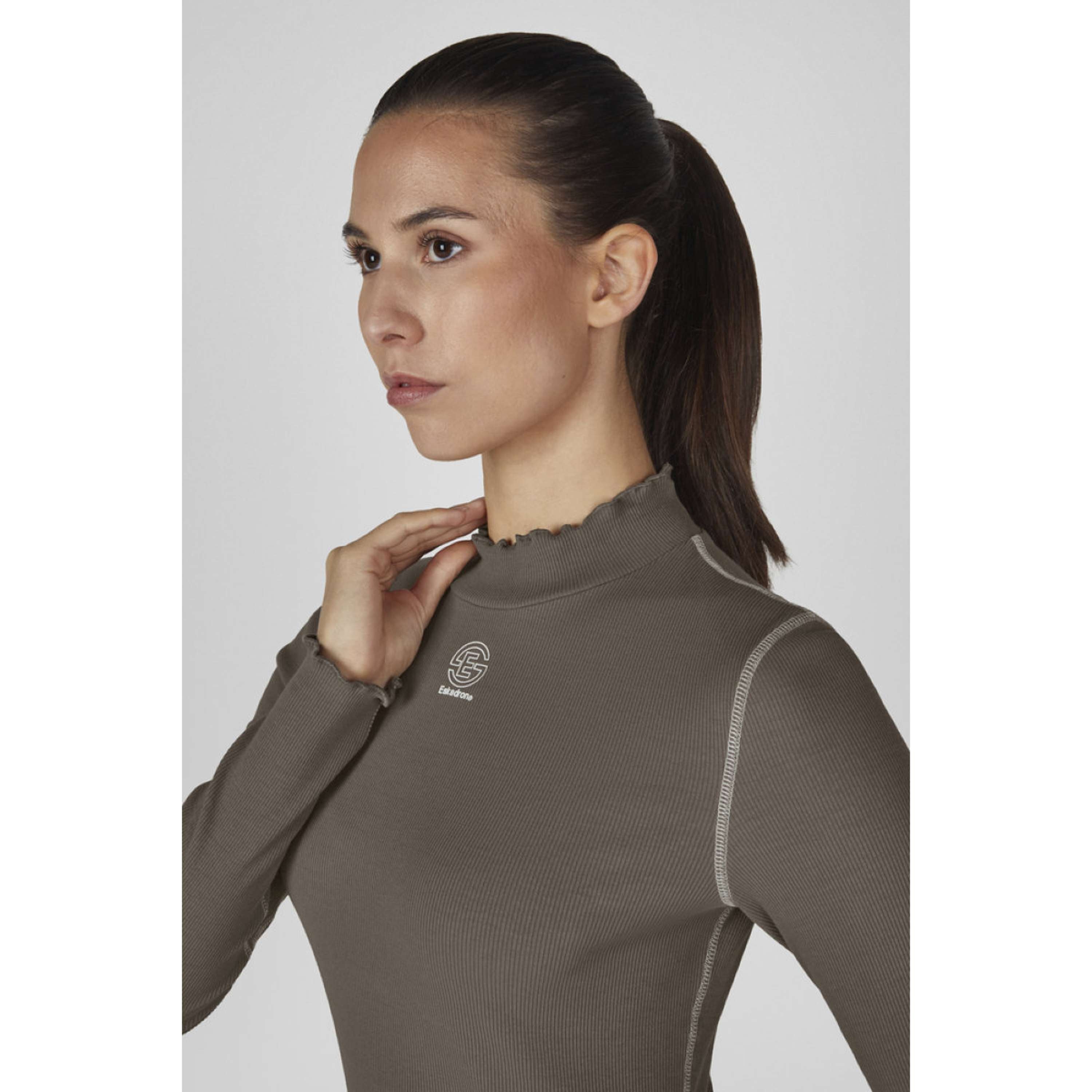 Eskadron Camiseta Dynamics Turtleneck Rib Powdertaupe