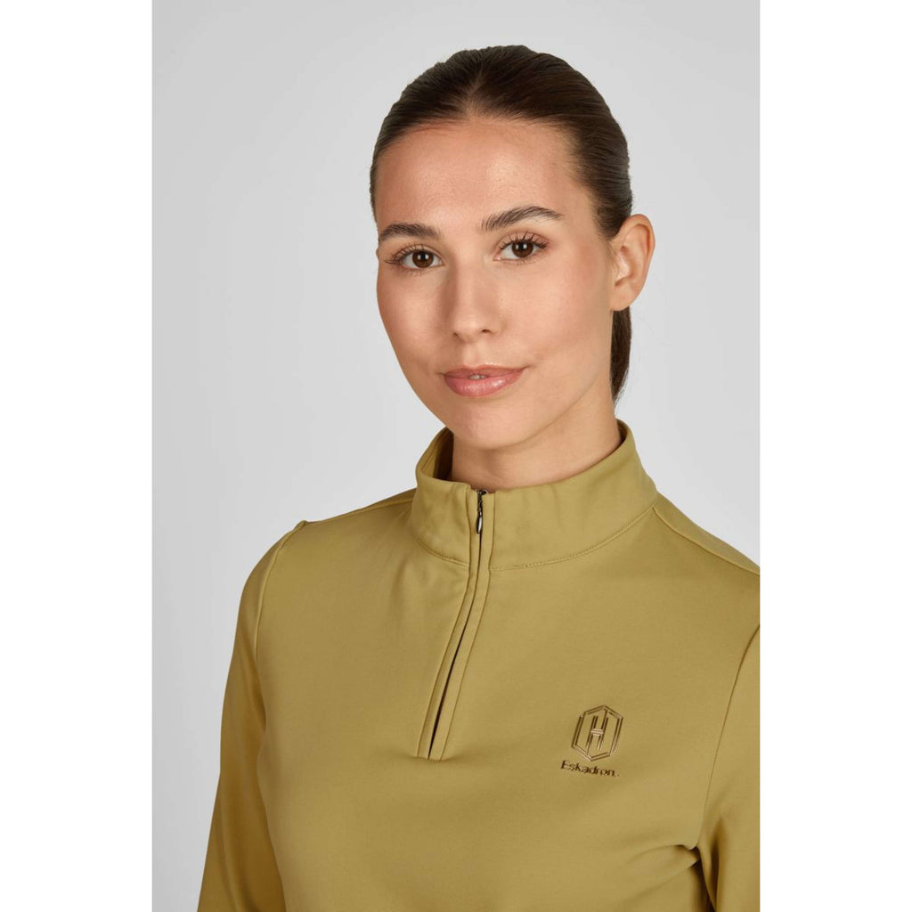 Eskadron Camiseta Heritage Half-Zip Cardamom