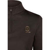 Eskadron Shirt Heritage Half-Zip Black Truffle