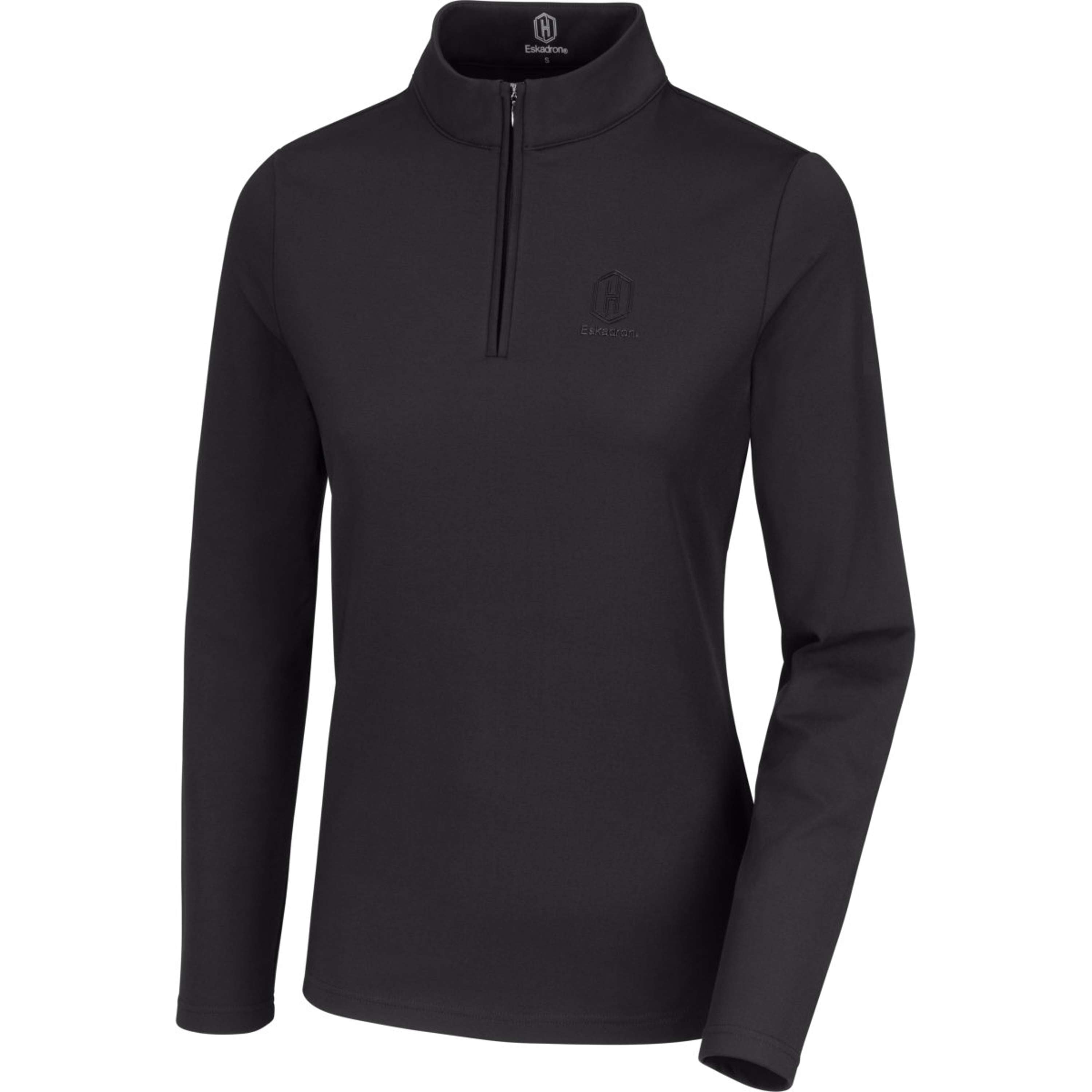 Eskadron Camiseta Heritage Half-Zip Negro