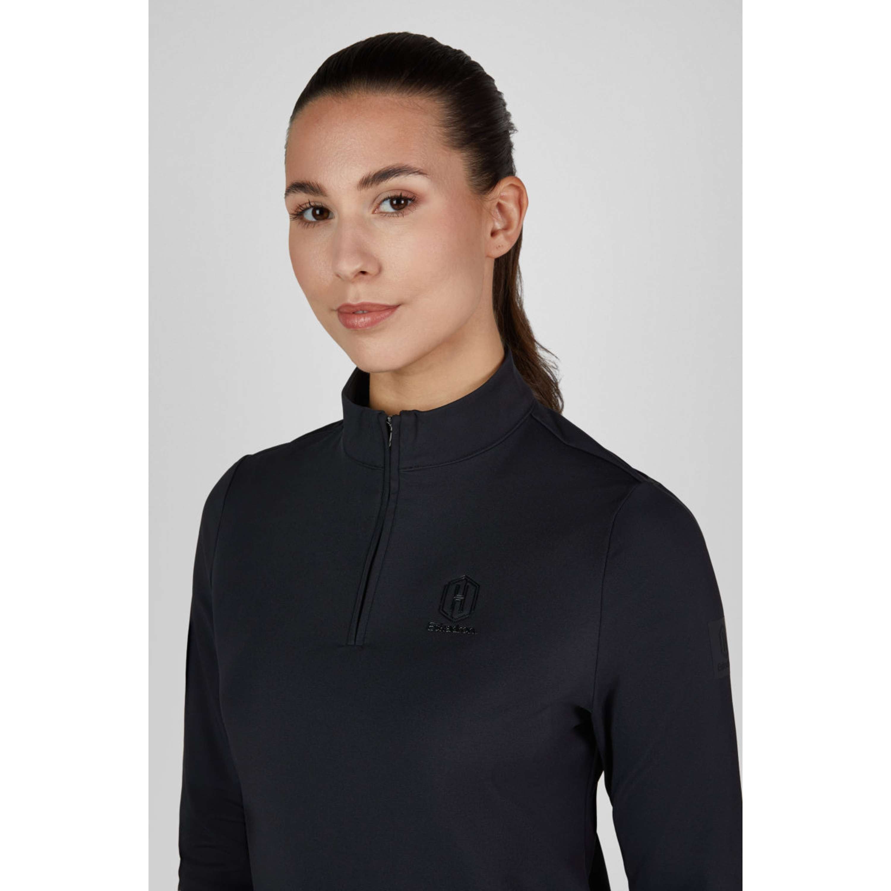 Eskadron Camiseta Heritage Half-Zip Negro