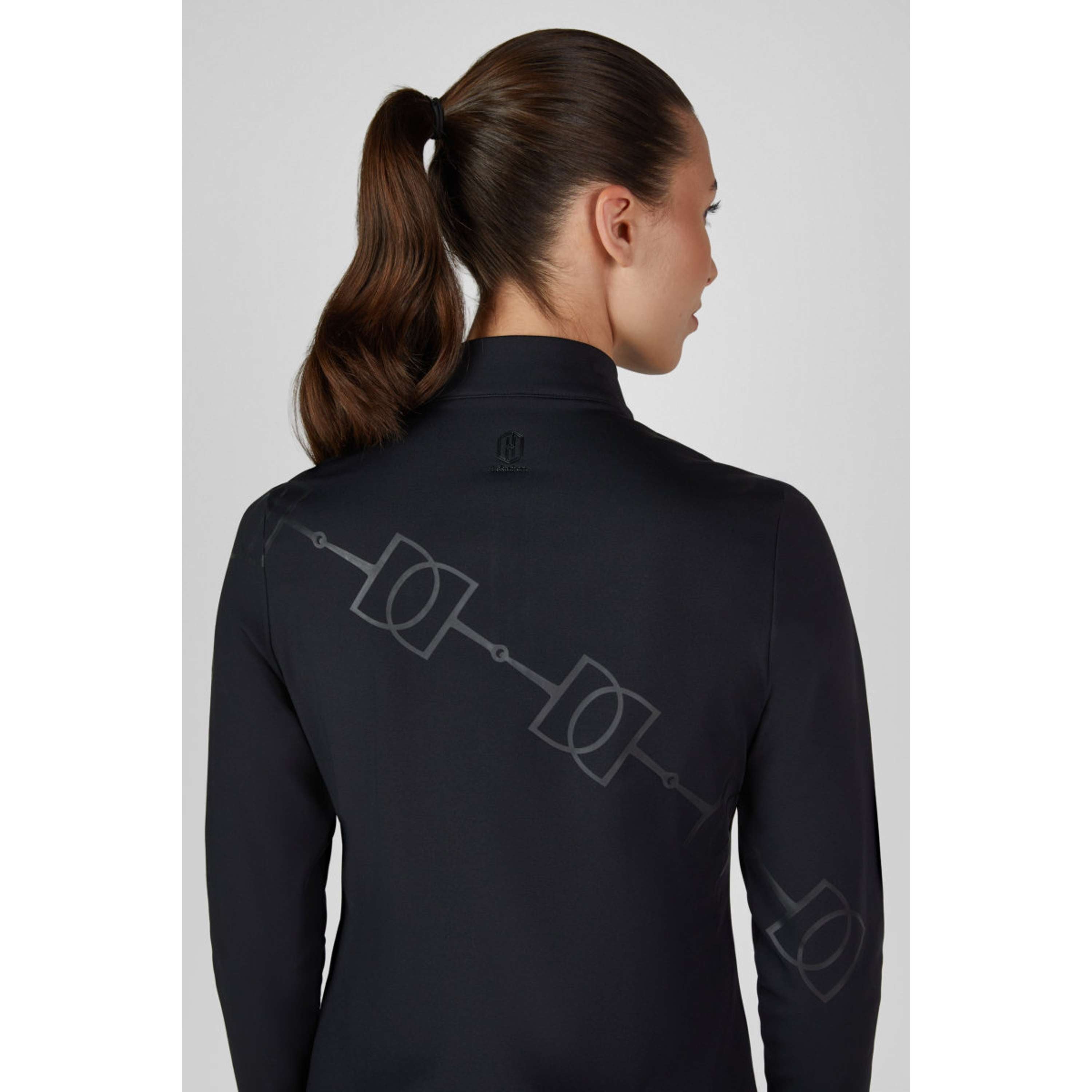 Eskadron Camiseta Heritage Half-Zip Negro