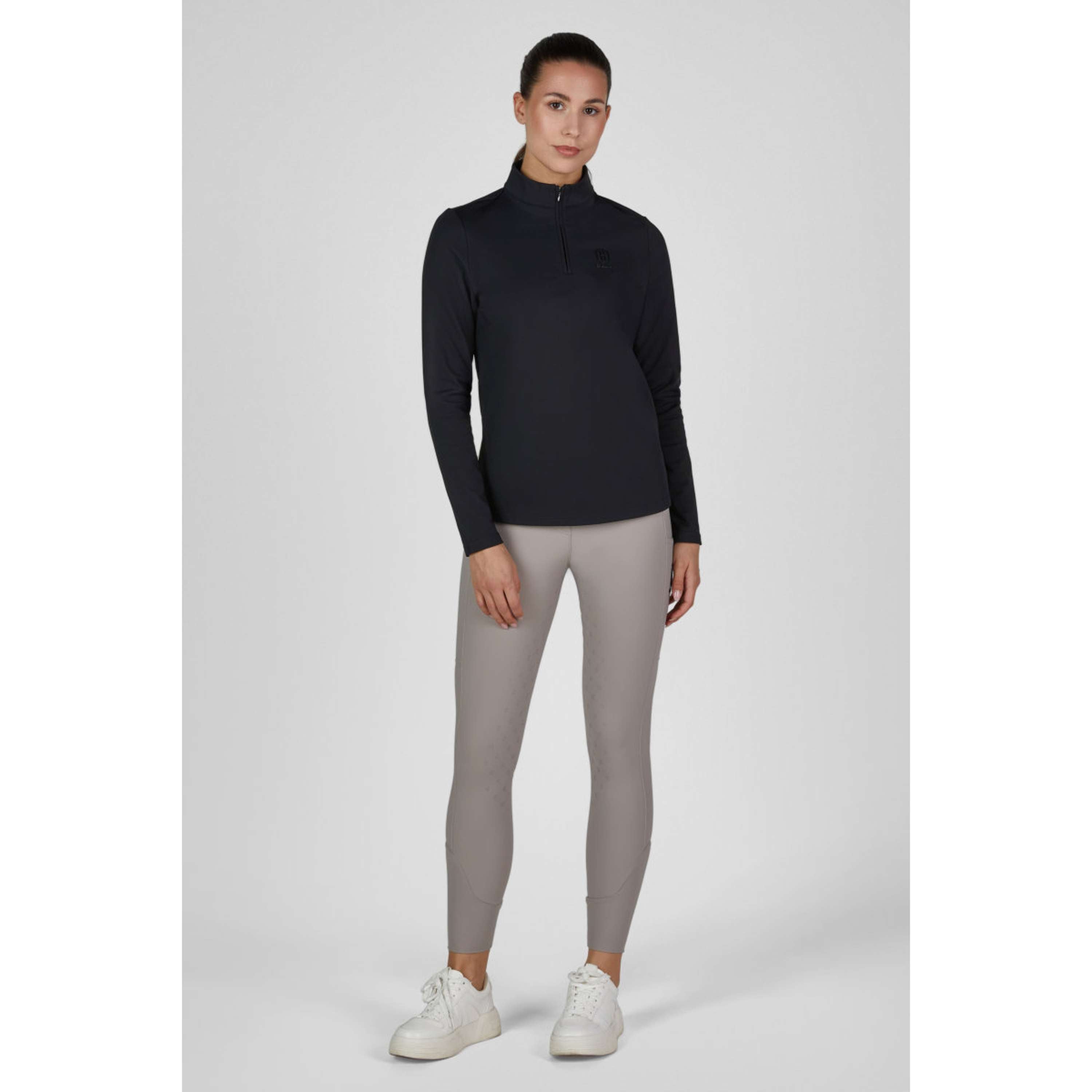 Eskadron Camiseta Heritage Half-Zip Negro